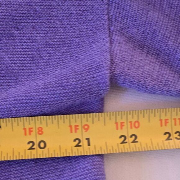 Eileen Fisher Womens 100% Merino Wool Hi-low Hem Pullover Sweater Purple Small - Picture 7 of 12
